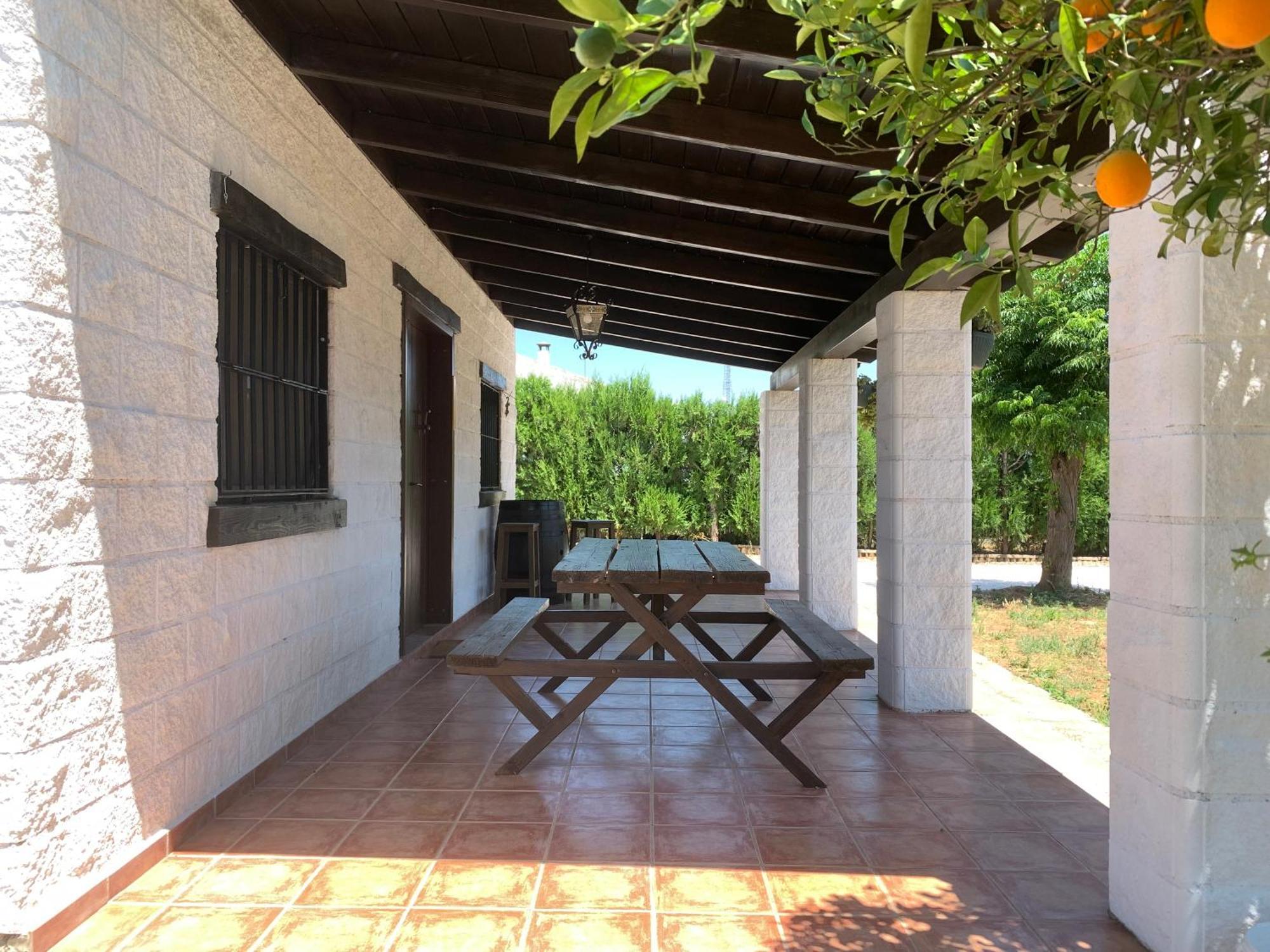 Cabana Rustica La Pililla Pilas Exterior photo